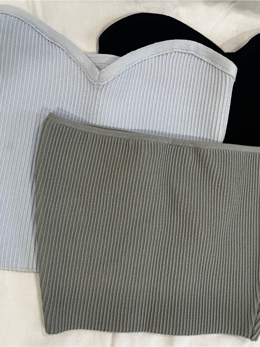 Babaton Ribbed Strapless Bustier - Picture 5 of 9